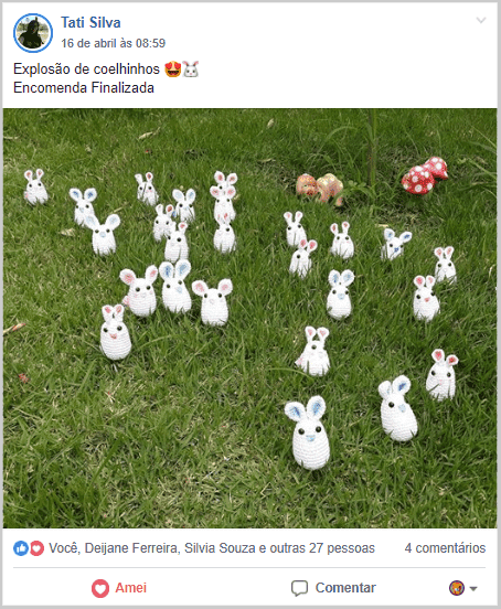 amigurumi de coelho
